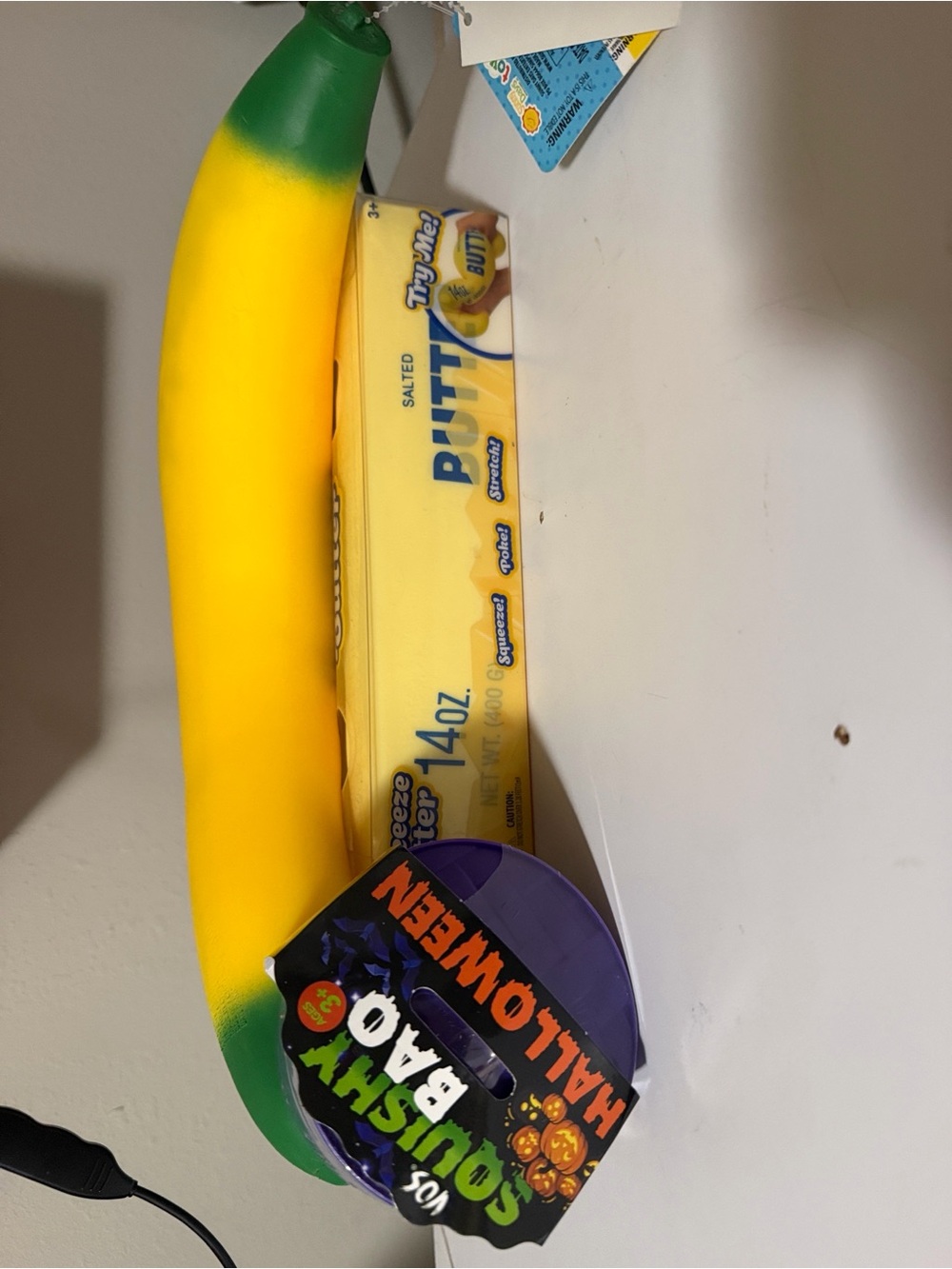 Yellow Stretchy Squeeze Toy - Home Party Supplies